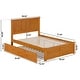 preview thumbnail 22 of 35, Madison Platform Bed with Footboard and Twin Trundle