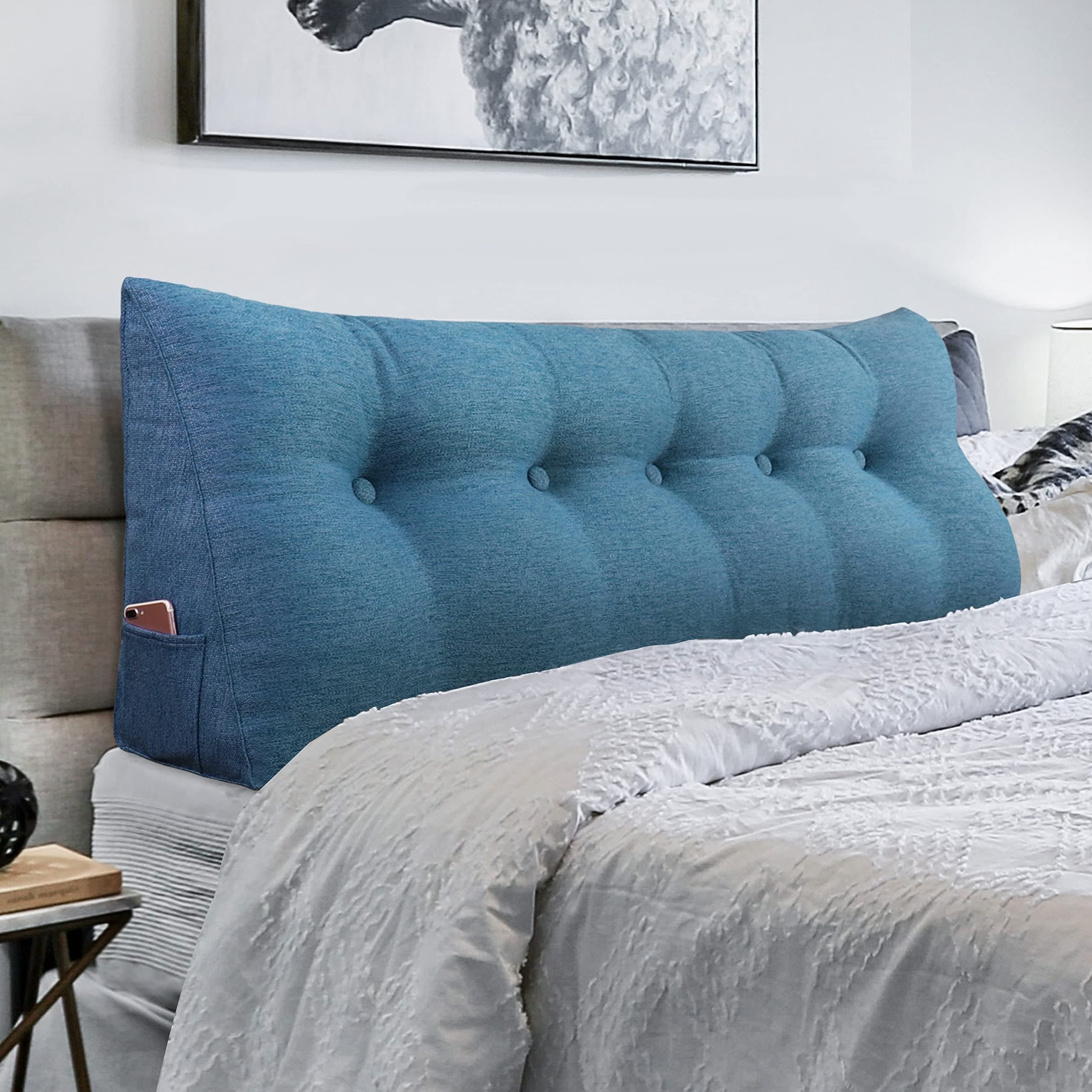 Headboard Wedge Pillow Daybed Pillows Bed Headboard Pillow Rest Reading Pillow Triangle Back Cushion Lumbar Positioning Bed Bath Beyond 40040689