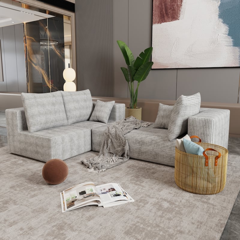 Corner Combination Sectional Sofa with Multiple Combinations Available