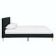 preview thumbnail 67 of 76, Upholstered Platform Bed Frame, Velvet, Wood Support, Modern