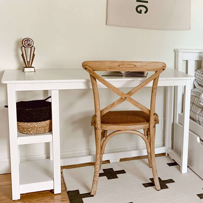 Max and Lily Desk with Bookshelves