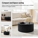 preview thumbnail 5 of 5, Lance Modern 35.4" Round Coffee Table by HULALA HOME