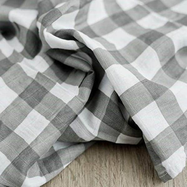 slide 2 of 3, 2 - Pack Dinoland Muslin Swaddle Blankets - N/A Gray