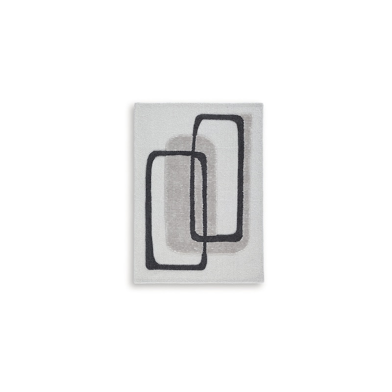 Signature Design by Ashley Davismour Black/Gray Area Rug