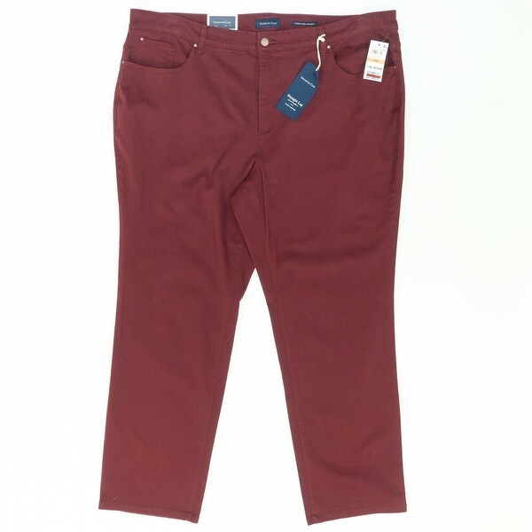 charter club lexington straight pants
