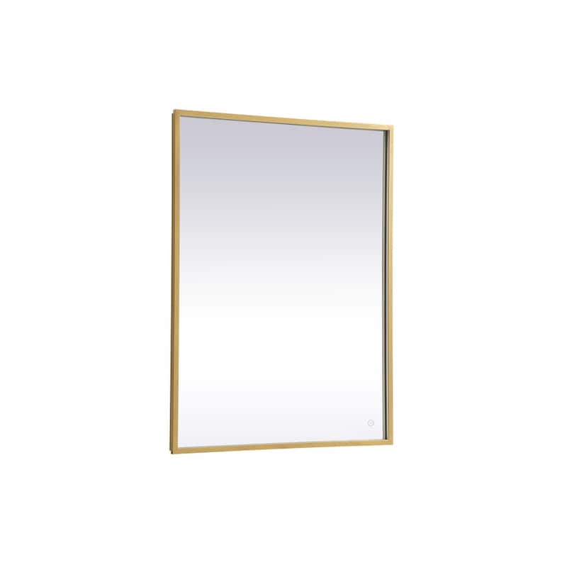 Indigo Home 30x40 inch LED mirror with adjustable color temperature