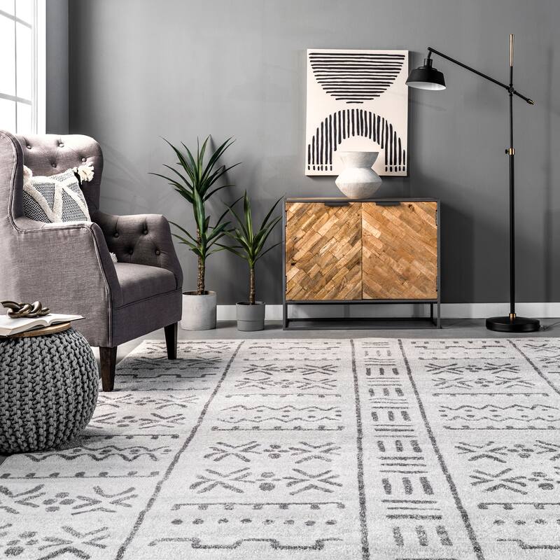 Nuloom Laine Tribal Patterned Boho Area Rug