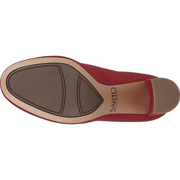 aziza block heel pump