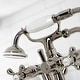 preview thumbnail 17 of 31, Kingston Brass Deck Mount Clawfoot Tub Faucet with Hand Shower