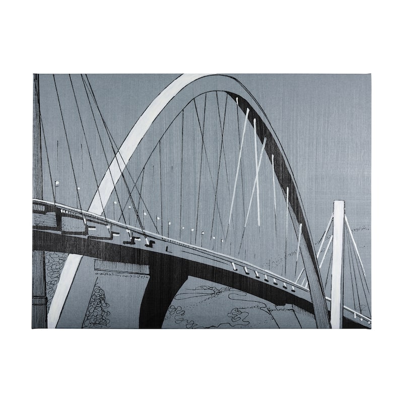 Bridge I (56 x 42) Canvas Art Print - Large