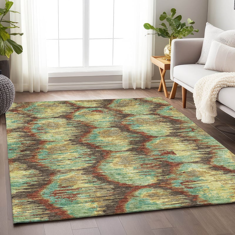 Premium Washable Super Soft Modern Abstract Mayfield Rug - Fudge - 2' 6" x 3' 10" - Rectangle