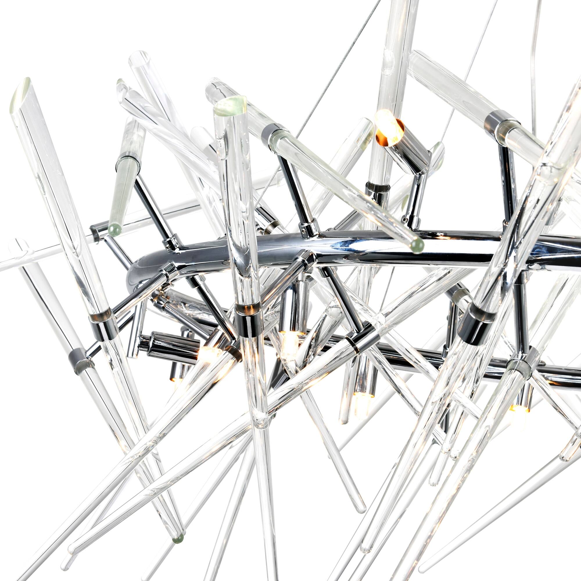 Icicle 12 Light Chandelier With Chrome Finish Bed Bath & Beyond