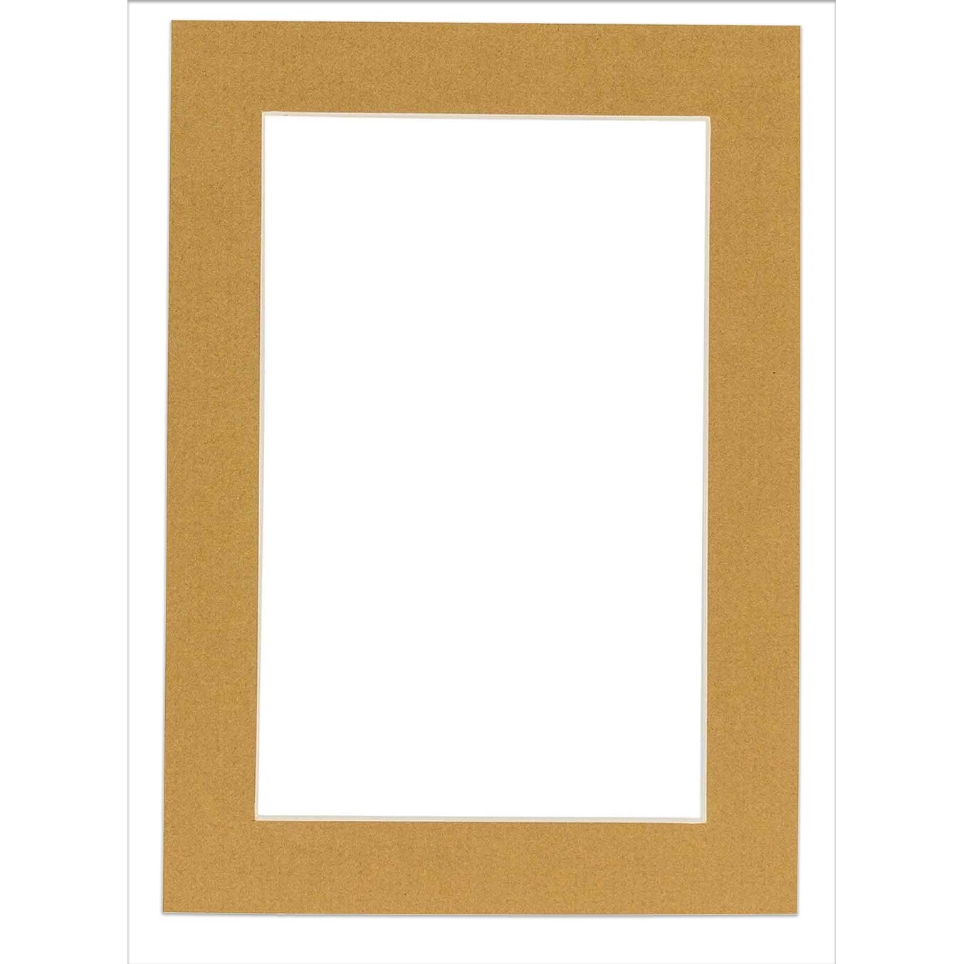 16x20 Mat Bevel Cut for 13x17 Photos - Acid Free Metallic Gold Precut  Matboard - For Pictures, Photos, Framing - 4-ply Thickness