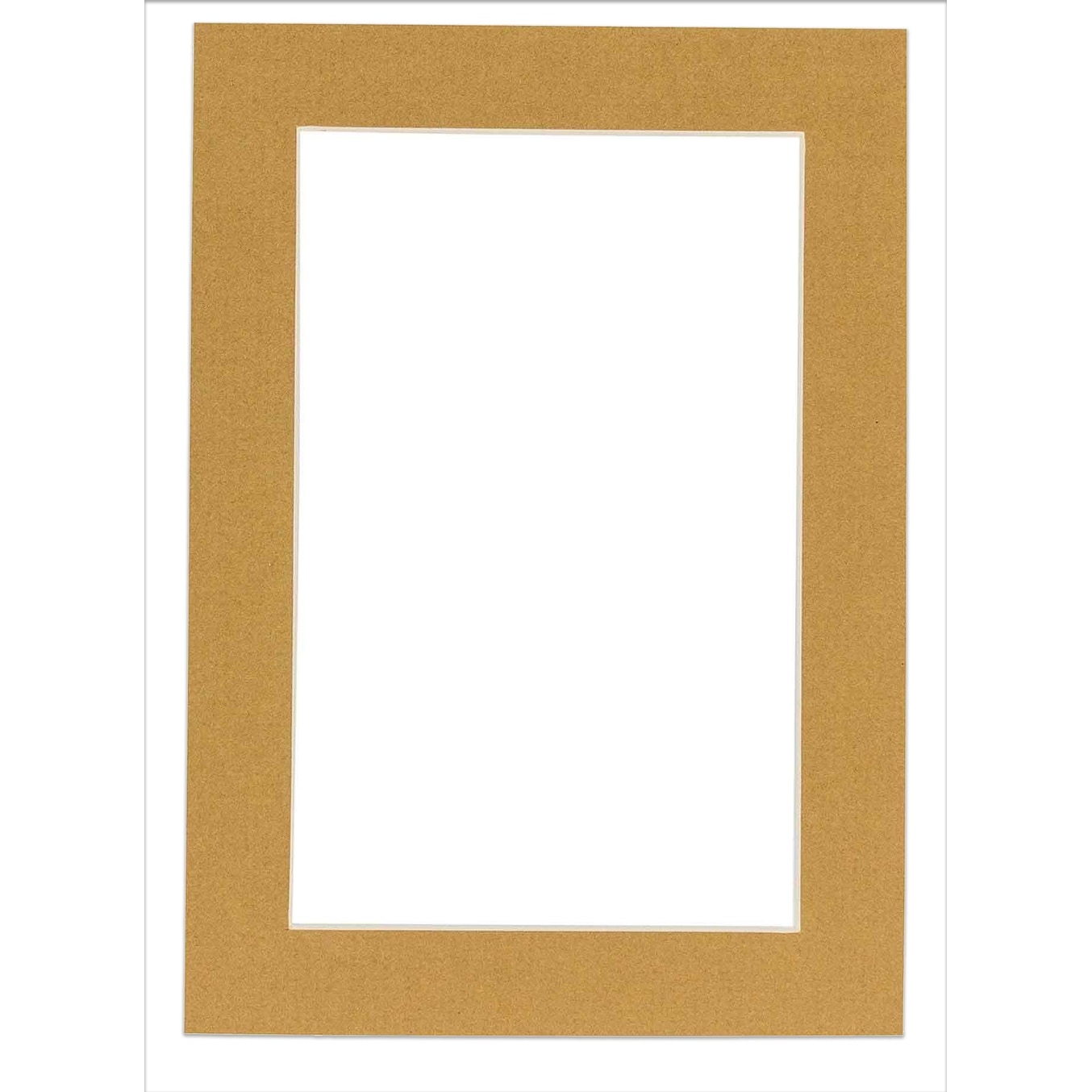 Pack of Ten 20x24 Mats Bevel Cut for 16x22 Photos - Acid Free Yellow Precut Matboards for Pictures, Photos, Framing