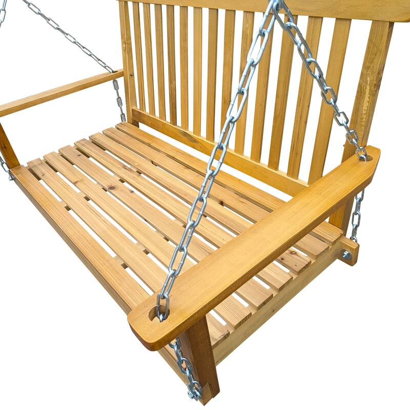 Front Porch Swing with Armrests