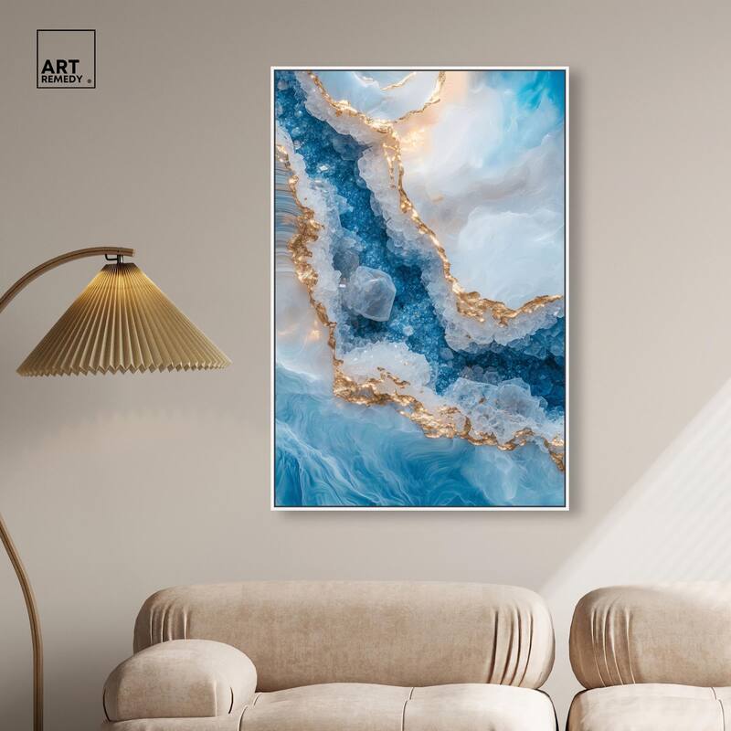 Molten Topaz I Canvas by Art Remedy