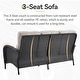 preview thumbnail 55 of 68, Outdoor Swivel Rocker Chairs with Sofa Table