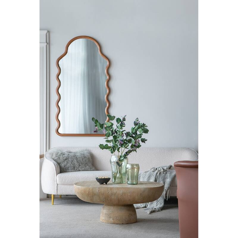 Decorative Glass Vases Set of 2 with Face Motifs Green Artisan Crafted