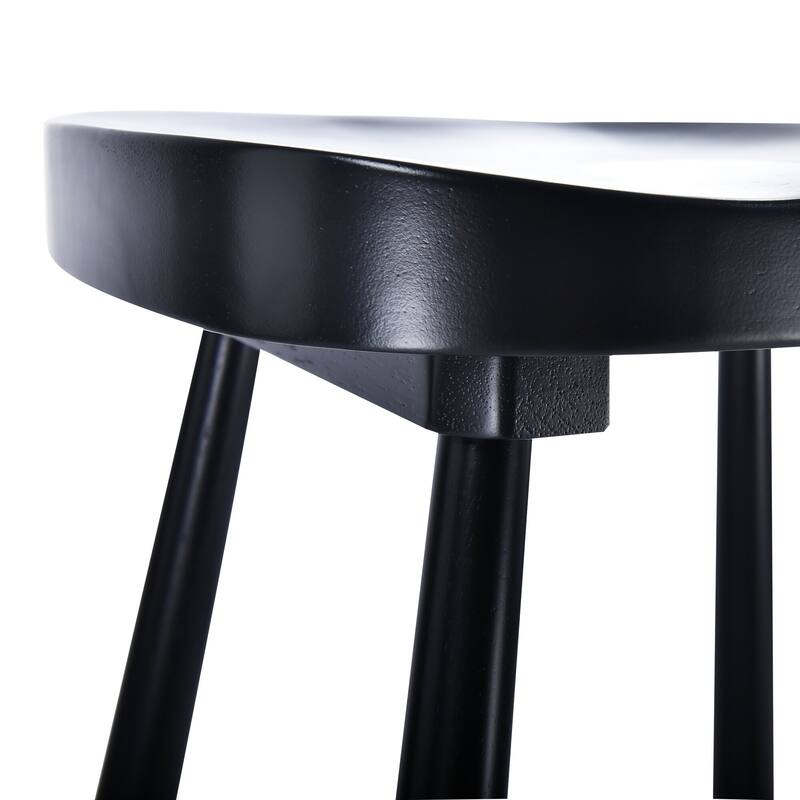 Shaker 26" Height Wooden Counter Stools With Footrest