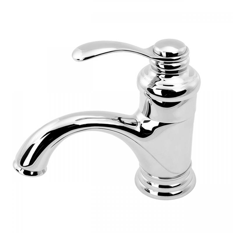 Brass Bathroom Faucets with Chrome Finish 6 in. Faucet and Supply Lines Renovators Supply