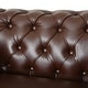 preview thumbnail 30 of 51, Castalia Chesterfield Tufted Club Chair by Christopher Knight Home - 39.00" L x 33.50" W x 28.00" H