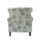 HULALA HOME Nailhead Trim Traditional Accent Armchair with Rolled Arms