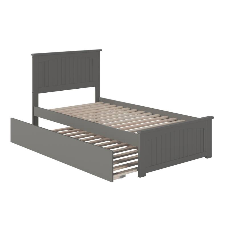 Nantucket Bed with Matching Footboard and Twin XL Trundle
