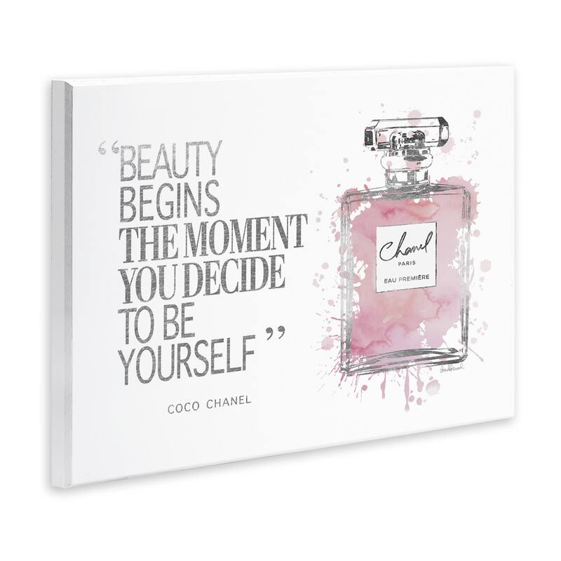 Stupell Beauty Begins Fashion Perfume Wall Art