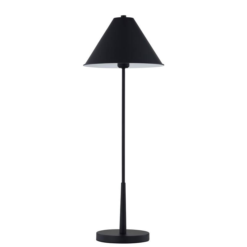 Pippa 30" Buffet Lamp with Metal Shade, Black