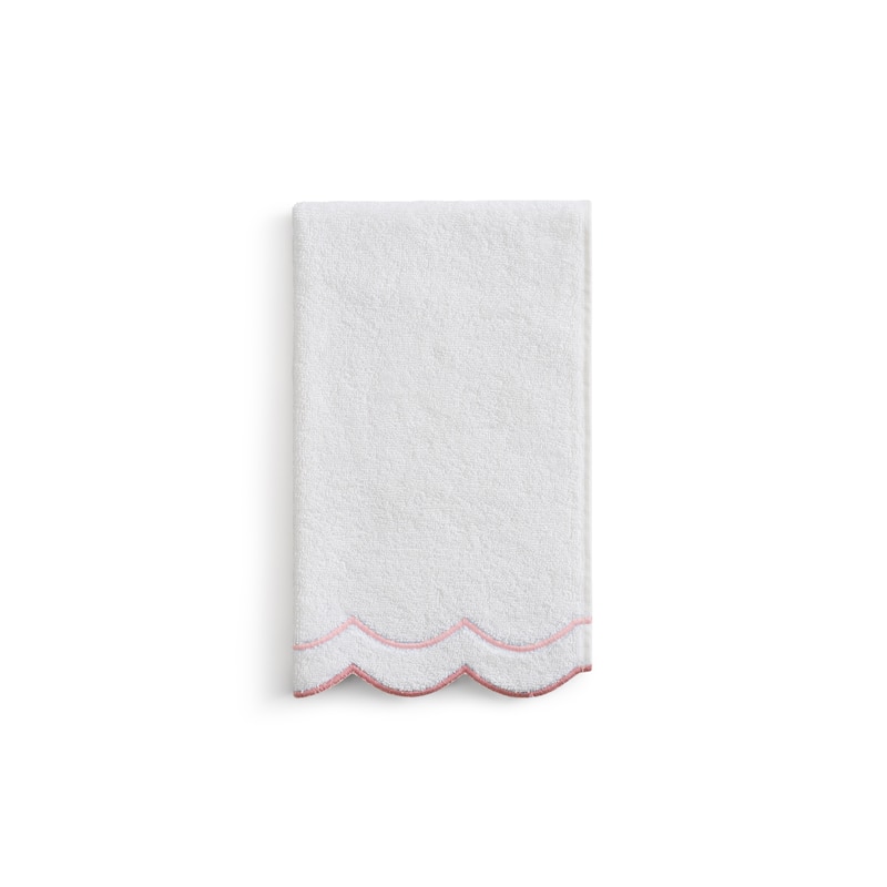Peri Home Scallop Hand Towel - 16x27 - Blush