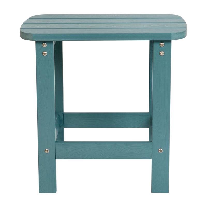 All-Weather Poly Resin Adirondack Side Table - Patio Table