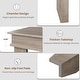 preview thumbnail 17 of 15, 71" Rustic Dining Table for 6–8, Wood Rectangular Kitchen Table with Trim Edge, Brown