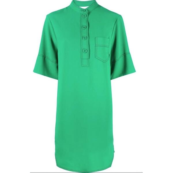 see by chloe green dress Chlo by Phoebe Philo SS2005 runway silk green dress  Available for  rent size 4