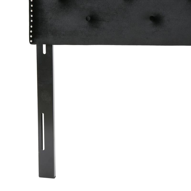 Queen & Full Tufted Headboard with Nailhead Trim by Christopher Knight Home