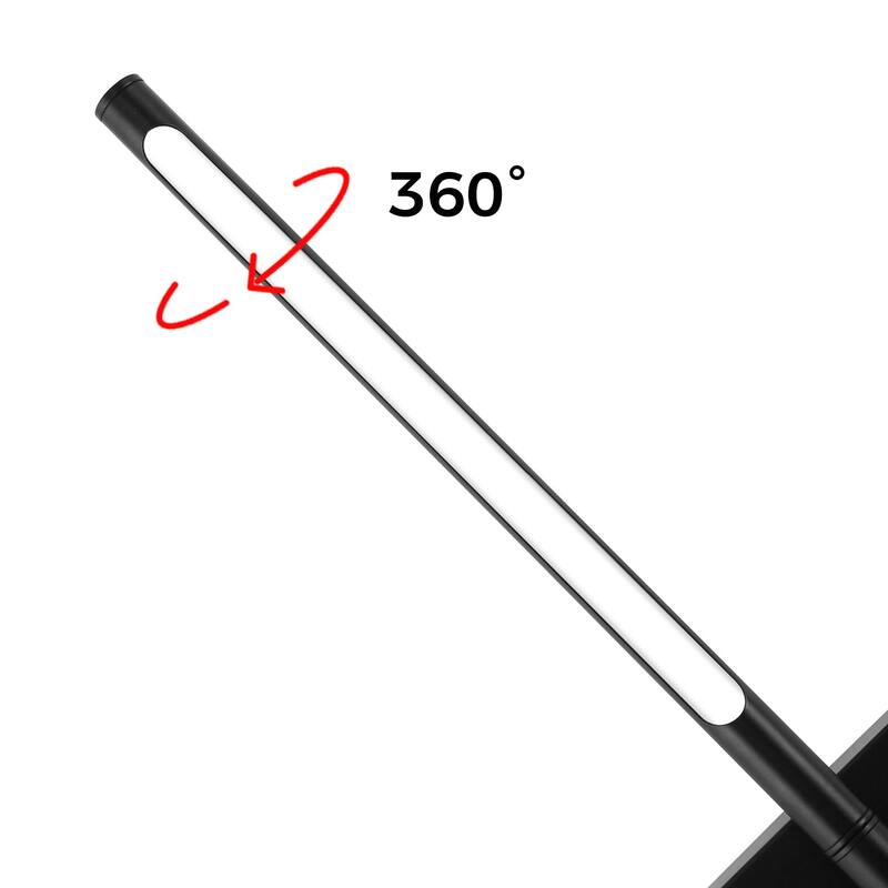 YANSUN Black LED Wall Lamp, 3000K Remote Control, 400LM Indoor Wall Light