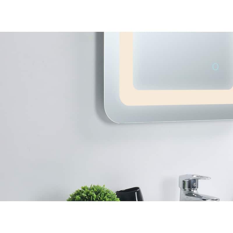 Indigo Home 18in x 36in soft edge LED mirror