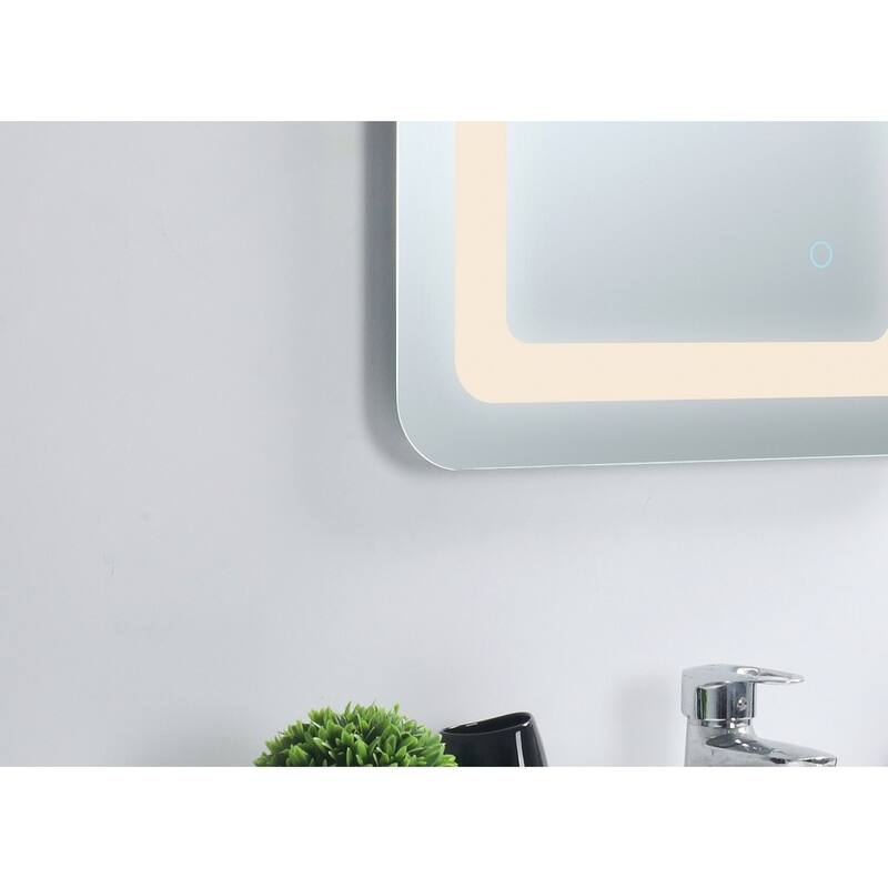 Indigo Home 30in x 40in soft edge LED mirror