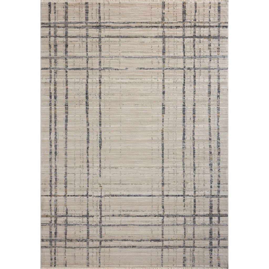 Alexander Home Bradley Modern Micro Fringe Area Rug