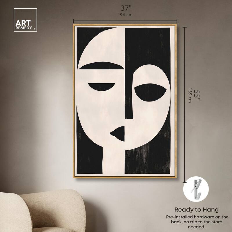 The Mask I Canvas by Art Remedy