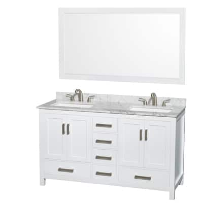 Wyndham Collection WCS141460DCMUS3M58 Sheffield 60" Free Standing