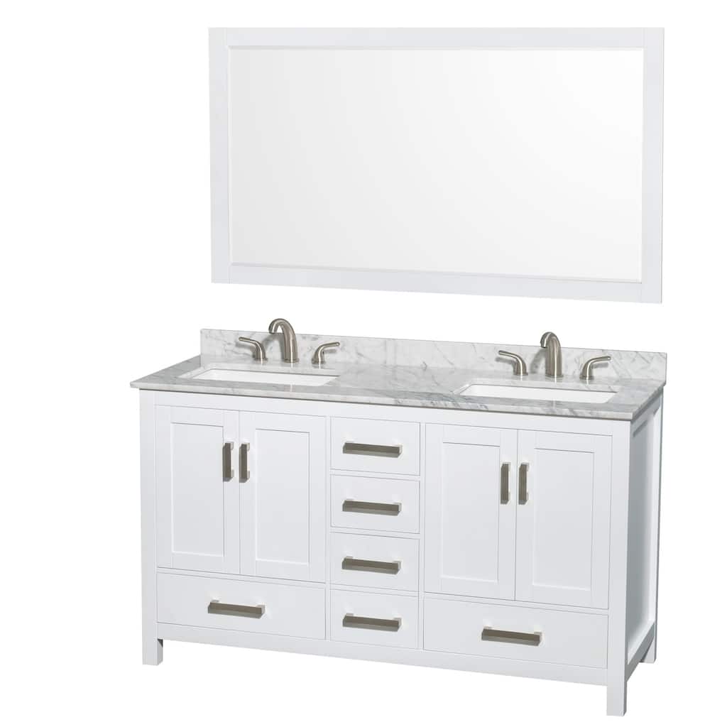 Wyndham Collection WCS141460DCMUS3M58 Sheffield 60" Free Standing