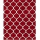 preview thumbnail 20 of 122, SAFAVIEH Hudson Shag Ogee Trellis 2-inch Thick Area Rug 8' x 10' - Red/Ivory