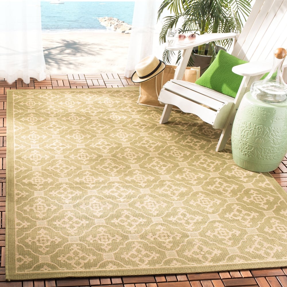 SAFAVIEH Courtyard Sonja Indoor/ Outdoor Waterproof Patio Backyard Rug