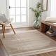 preview thumbnail 18 of 31, Artistic Weavers Joel Mod Black/Ivory Ombre Geometric Striped Area Rug 11'10" x 15' - Tan