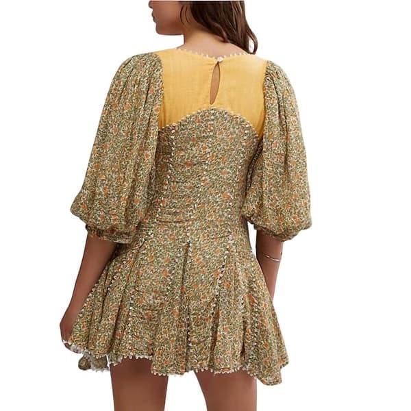 Free People - Bali Coral Mini Dress - Bed Bath & Beyond - 42494059