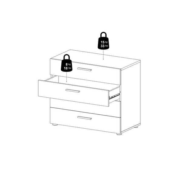 dimension image slide 0 of 9, Porch & Den Angus Contemporary 4-drawer Engineered Wood Chest