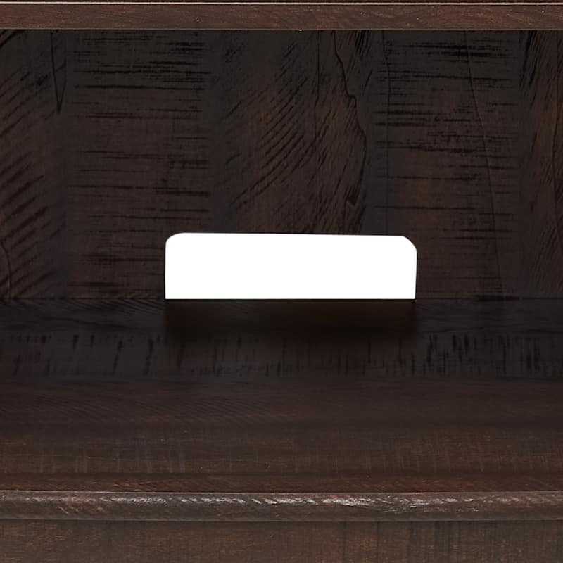 Farmhouse TV Stand with 2 Cabinets, 6 Drawers and Cable Management for Living Room Bedroom and Office