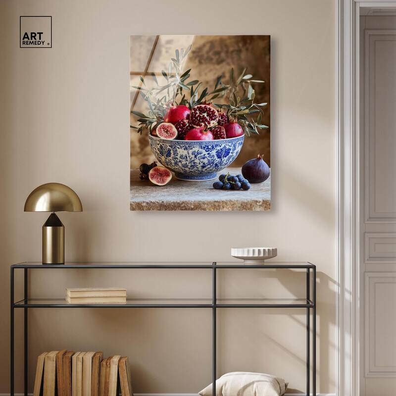 Grape Gathering Acrylic by Art Remedy, Ready to Hang