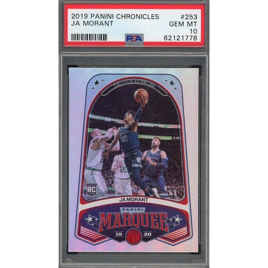 Ja Morant 2019 Panini Chronicles Basketball Rookie Card RC #253 Graded PSA 10 - 8'6" x 11'6"