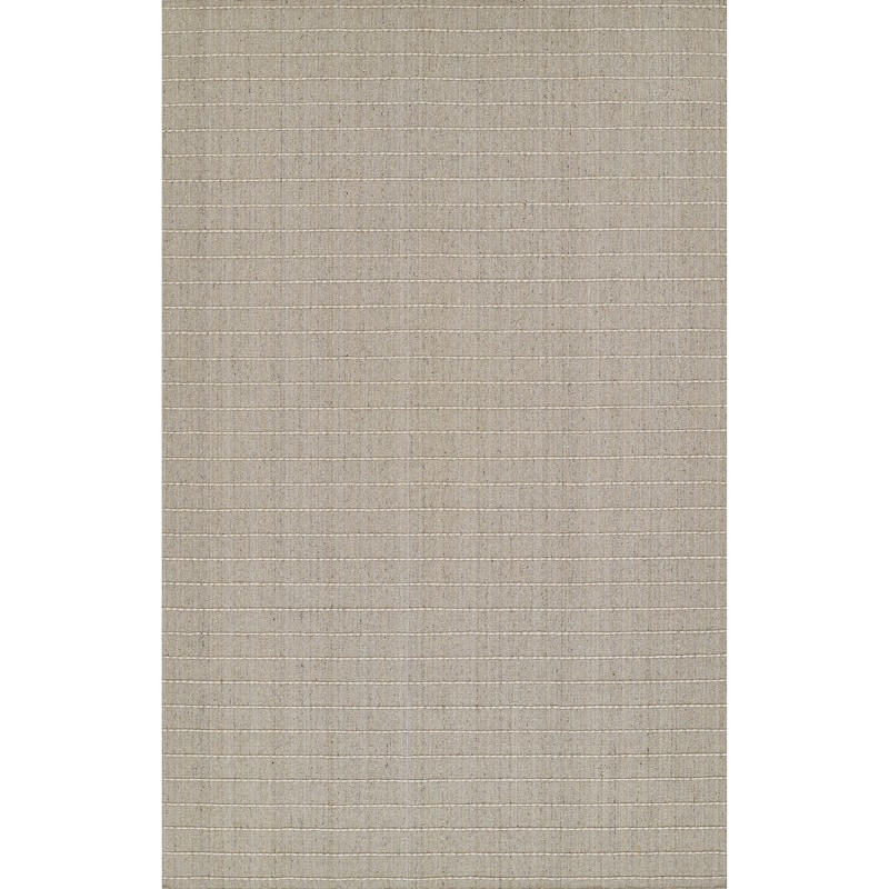 Momeni Oliver Hand Loomed Wool Blended Striped Area Rug - 9' X 12' - Natural